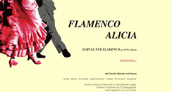 Desktop Screenshot of flamenco-alicia.ch